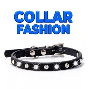 Collare Regolabile di Lusso per Animali Domestici, in Lega con Strass, Ricaricabile, Elegante per Gatti e Cani, Stile Western alla Moda - Product Image 4