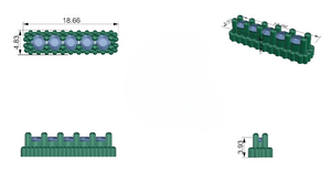 Pulsera de Cadena de Plata de Ley 925 Auténtica, Chapada en Rodio y Oro, con Circonita, para Mujer, Joyería Fina Minimalista, Más Vendida - Product Image 6