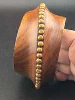 Tendance en bois et laiton à la mode bracelet ensemble femmes bijoux rond coeur coupe cadeau accessoire bijoux de mode tendance bracelet