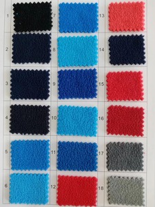 Tissu polaire 220gsm 160cm tricot solide extensible utilisation extérieure Stock 17113 pour garçons et filles - Product Image 1