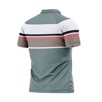 Haute performance pour hommes personnalisés pour chemises, tissu de polyester tricoté durable et respirant, design d'impression décontracté à manches courtes à séchage rapide