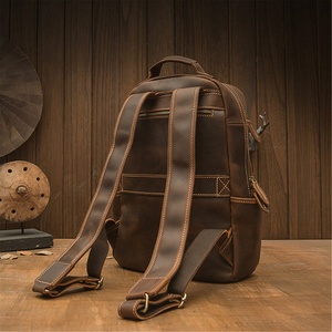 Unisex Casual Travel Leather <b>Backpack</b> Best Quality Lightweight Zipper Closure Durable Reliable OEM FBA Candy Polyester 20-36L - Product Image 3