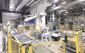 Biscuits Snacks Alimentaire Engrais Sac Palettiseur Cueillette <span class=keywords><strong>Robot</strong></span> Palettisation Machine - Product Image 6