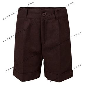 กางเกงขาสั้นผ้าคอตตอนสำหรับผู้ชายกางเกงขาสั้นผ้าฝ้าย100% คอวีสำหรับ100% กางเกงทำงานออกแบบได้ตามต้องการสำหรับฤดูใบไม้ร่วง - Product Image 1