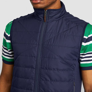 Dernière conception prix de gros personnalisé OEM respirant coupe-vent bouffant épais rembourré bouffant sans manches veste hiver hommes gilet bouffant - Product Image 3