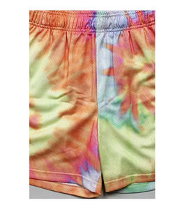 Pantalones cortos de malla tejidos rectos informales OEM al por mayor poliéster bordado personalizado mujeres hombres gimnasio correr baloncesto - Product Image 2