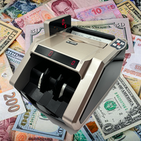 B1100 Compteuse de Billets Double Écran LED Machine à Compter l'Argent Personnalisation du Logo OEM Compteur de Billets EGP