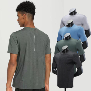 เสื้อยืดแขนสั้นสำหรับผู้ชายเสื้อยืดรัดรูปเล่นกีฬาวิ่งยิมฟิตเนสฟิตเนส - Product Image 3