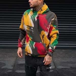 Sublimación Sudadera con capucha térmica Ropa de calle Tallas grandes Hombres Sublimación Sudaderas con capucha 3D Moda Deportes Pullover Hoody - Product Image 1