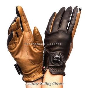 Guantes de cuero para montar a caballo asequibles Guantes de estilo cómodo de calidad premium para hombre Guantes para exteriores Perfectos para usos diarios - Product Image 5