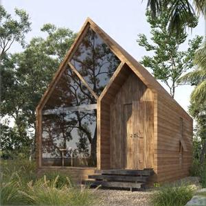 Vietnam Premium 45sqm de dos pisos estilo industrial moderno invernaderos prefabricados 40HC edificios modulares al aire libre - Product Image 1