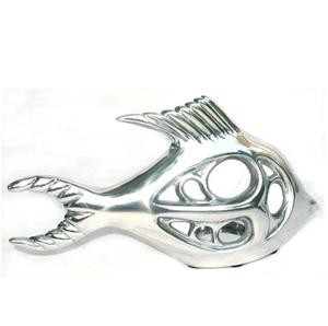 Unique petite PAIRE OISEAUX Aluminium Métal Sculpture Décor À La Maison Art Abstrait Statue pour Salons De Luxe nouveau Bureau Table Accents - Product Image 6