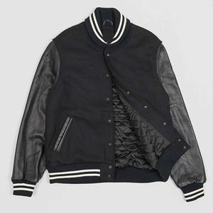Blousons universitaires personnalisés 2024 en laine et cuir, vente en gros, blousons Letterman vierges, blousons universitaires personnalisés pour hommes style High Street - Product Image 2