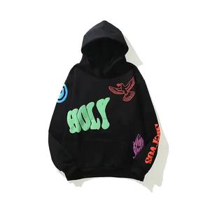 Sweat à capuche décontracté surdimensionné pour hommes avec impression bouffante Design personnalisé pour l'hiver Prix de gros - Product Image 6