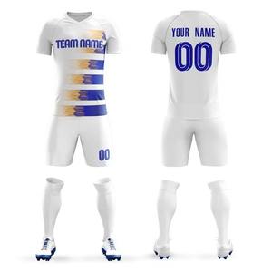 Uniformes de Fútbol Personalizados 2024, Hechos en Fábrica, Transpirables, Resistentes al Viento y al Polvo, de Poliéster, para Entrenamiento Deportivo, con Logotipo Personalizado, Servicio OEM - Product Image 6