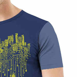 เสื้อยืดผู้ชายสไตล์ลำลอง น้ำหนักเบา แฟชั่นสตรีท แห้งเร็ว กันยับ ทรงปกติ สีพื้น ขายดี - Product Image 5