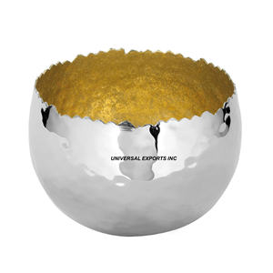 Bol à chocolat en acier inoxydable, brillant et poli, bol à bonbons de luxe, vente chaude, nouveau bol à chocolat en métal décoratif - Product Image 2