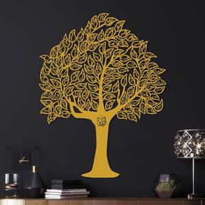 Espejo de pared de metal islámico moderno, decoración islámica grande para el hogar con caligrafía árabe, color y forma personalizados - Product Image 1