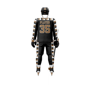 Personaliza tu propio uniforme de hockey sobre hielo de primera calidad, el mejor material con el último diseño y ajuste cómodo para los jugadores - Product Image 2