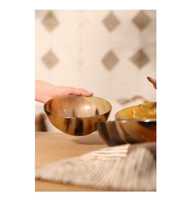 Cuenco de Cuerno Natural Personalizado, Apto para Lavavajillas y Desechable, para Servir en Fiestas, Decoración de Mesa - Product Image 4
