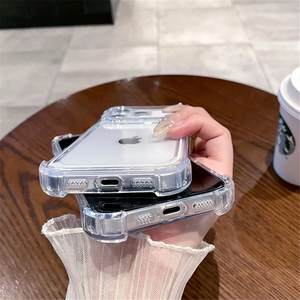 Transparent Phone Case For iPhone 15 16 17 Pro 11 12 13 14 <b>18</b> Pro Max Air Soft TPU Clear Shockproof Bumper Cover Funda - Product Image 6