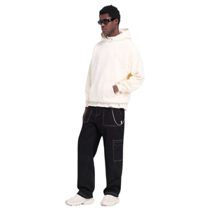 Meilleure qualité sur mesure hommes survêtement sweats à capuche 100% coton couleur unie dernière conception en gros bas prix pour les ensembles d'hiver - Product Image 4