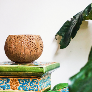 New Trending 2025 Coconut <b>Shell</b> Tea <b>Light</b> Holder/ Coconut Candle Holder/ Coconut Candle Bowl With High Quality for Decorating by - Product Image 3