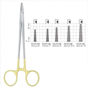 Pinza Portaagujas Quirúrgica Astrin de 9.5 Pulgadas, Manual, de Acero Inoxidable de Grado Quirúrgico, Instrumentos Médicos con Certificación CE - Product Image 2