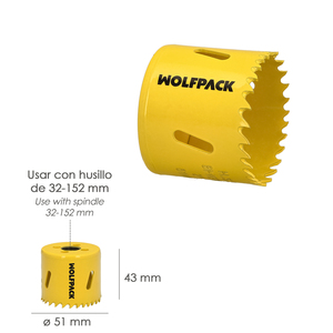 Corona per sega bimetallica O/ 51 mm. - Product Image 2