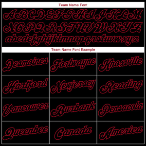 Sudadera con Capucha Sublimada Negra y Roja Personalizada con Nombre de Equipo y Número, Sudadera Deportiva, Ropa Deportiva de Invierno Impermeable - Product Image 6