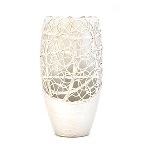 Florero de metal plateado Diseño moderno Centro DE MESA DE BODA Maceta de lujo Decoración para el hogar y la Oficina - Product Image 4