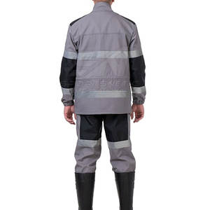 Combinaisons de travail professionnelles haute visibilité avec bande réfléchissante pour une utilisation nocturne et en basse lumière Combinaisons de travail - Product Image 4