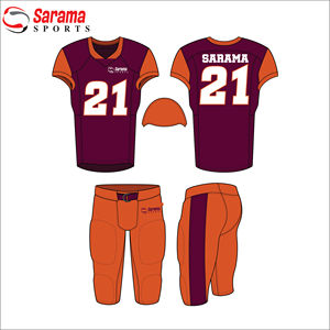 Camiseta de Entrenamiento de Fútbol Americano Personalizada para Adultos, con Mangas Cortas, Diseño Impreso, Tela Transpirable - Precio al por Mayor - Product Image 2