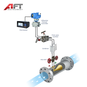 Độ chính xác cao 1% thấp tổn thất áp suất giá rẻ kỹ thuật số chất lỏng hơi nước <span class=keywords><strong>gas</strong></span> tùy chỉnh v-nón lưu lượng kế - Product Image 1
