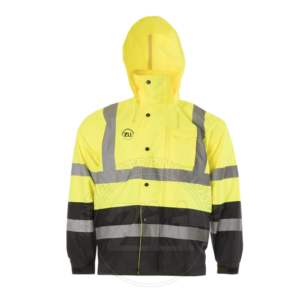 Customizable Logo Breathable Warm <b>Fleece</b> Reflective Safety <b>Jacket</b> LED Flash <b>Hi</b> <b>Vis</b> Workwear Pockets ANSI Class 1 EN ISO 20471 - Product Image 6