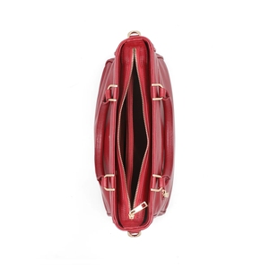 2025 mode à la mode femmes élégantes en cuir de vachette véritable sac fourre-tout OEM personnalisé avec deux poignées et fermeture à glissière - Product Image 5