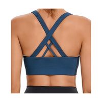 Nouvel Arrivage Tendance Soutien-gorge de Sport Sans Coutures Lavé Réversible Sublimation Grande Taille Rembourré Respirant pour Femme Yoga et Entraînement