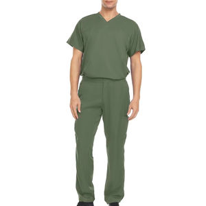 Pantalones Quirúrgicos de Pierna Recta Antiarrugas para Hombre, con Logotipo Personalizado, Uniforme Médico para Hospital, Conjunto de Uniforme para Doctores - Product Image 1