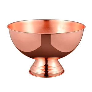 Bol à punch en acier inoxydable de qualité alimentaire pour événements, bars et hôtels, bol de service de boissons polyvalent en gros - Product Image 4