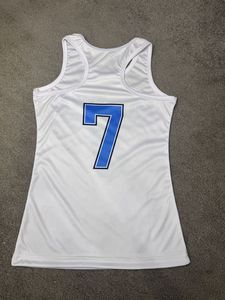 Custom Tank <b>Top</b> Moravia 7 Blue Sublimation Tank <b>Top</b> Women's Casual Summer Quick Dry Polyester O-Neck Sport Jersey - Product Image 4