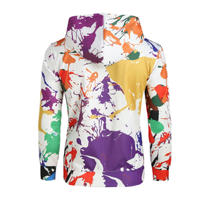 Sweat à capuche personnalisé de haute qualité impression par sublimation hommes sweats à capuche unisexes Top qualité 100% polyester sweats à capuche par sublimation - Product Image 2