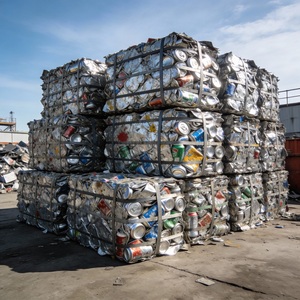 Chatarra de Aluminio Reciclado UBC, Chatarra de Latas de Bebidas Usadas, Pacas Comprimidas para Industrias de Procesamiento de Aluminio - Product Image 1