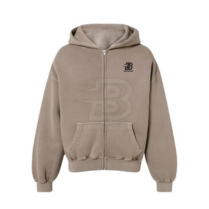 Service OEM, vente en gros, meilleurs designs, sweats à capuche d'hiver à fermeture éclair, de haute qualité, respirants, légers, couleur et logo personnalisés - Product Image 1