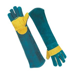 Doublure en coton résistant aux flammes cuir de vachette sécurité gants de soudage de protection en cuir résistance à la chaleur isolation gants de soudeur - Product Image 1
