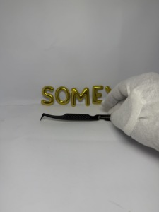 Pince à cils en acier inoxydable pour le volume, extension d'impression de cils russes, outils de maquillage - Product Image 2