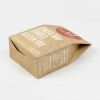 Caja de Embalaje para Galletas Personalizada Moderna con Tapa a Dos Aguas, de Cartulina Blanca, Grado Alimenticio, Ecológica, para Panadería, con Ventana Transparente