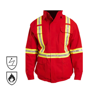 Ropa de Seguridad para Electricistas, Personal de Construcción, Retardante de Llama, Resistente al Fuego, Poliéster de Alta Visibilidad para Trabajos en Altura - Product Image 3