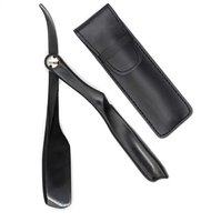 Nouveau rasoir de sécurité professionnel pliable à lame simple en acier inoxydable personnalisable pour hommes, écologique