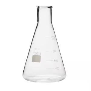 Matraz Erlenmeyer de cuello ancho Super Duty de grado de laboratorio de 2000ml hecho de vidrio de borosilicato con borde reforzado - Product Image 6