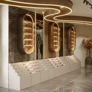 Vitrine d'<span class=keywords><strong>exposition</strong></span> réfrigérée pour bijoux, présentoir de comptoir, meuble d'extérieur, plateau de présentation, vitrine de magasin - Product Image 4